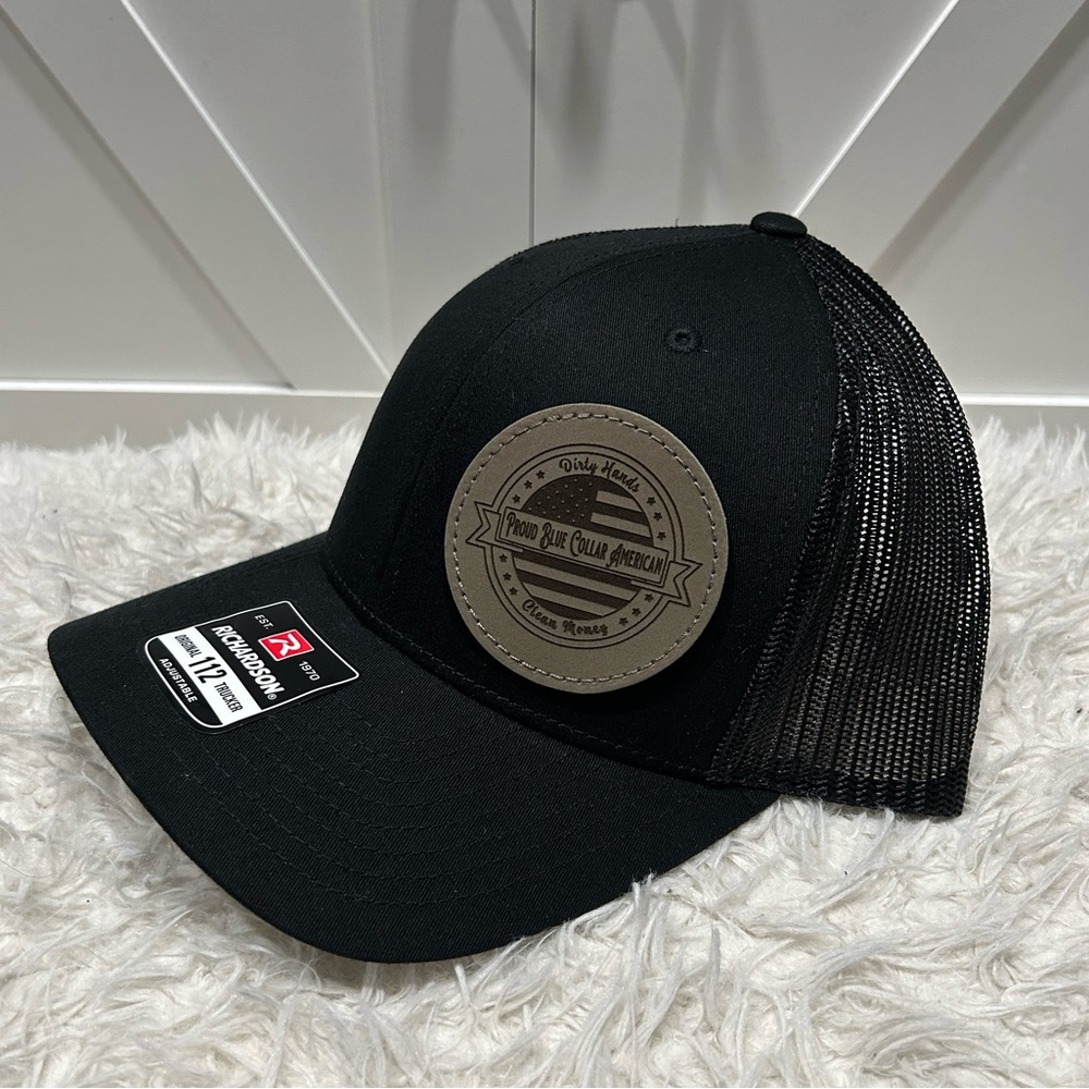 Trucker SnapBack Richardson 112 Hat. Proud Blue collar American